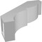 Ekena Millwork 3-in. W x 10-in. D x 10-in. H Valencia Architectural Grade PVC Knee Brace BRCP03X10X10VAL - alternate 4